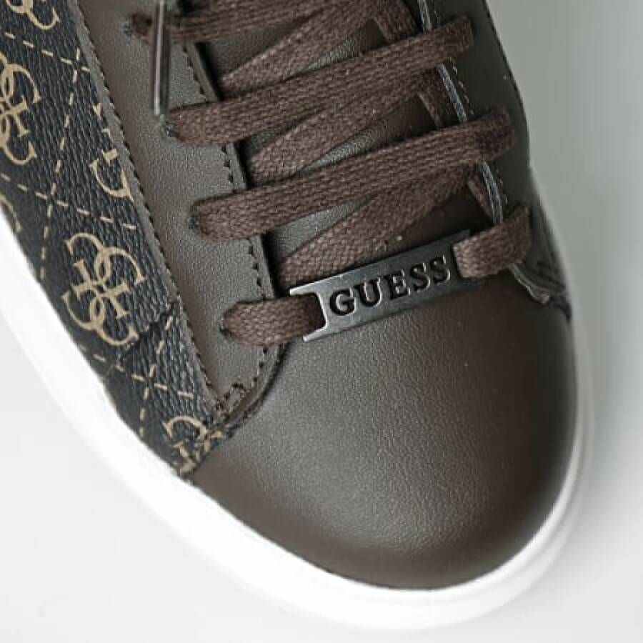 Guess Modieuze herensneakers met versterkte zool Zwart Heren