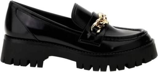 Guess Stijlvolle Loafers voor Mannen Black Dames