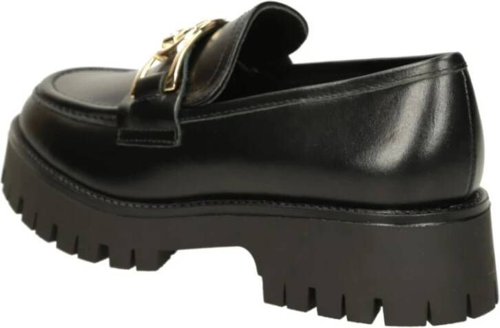 Guess Stijlvolle Loafers voor Mannen Black Dames