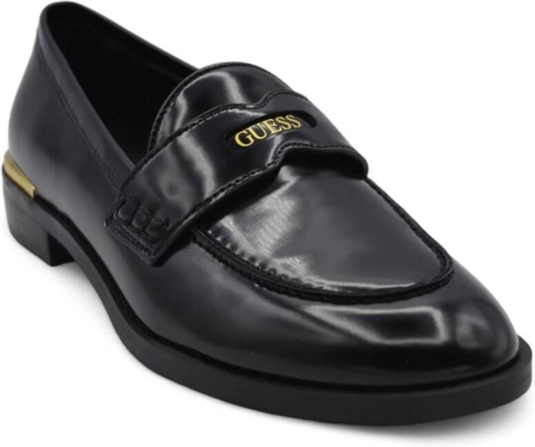 Guess Stijlvolle Loafers voor Vrouwen Black Dames