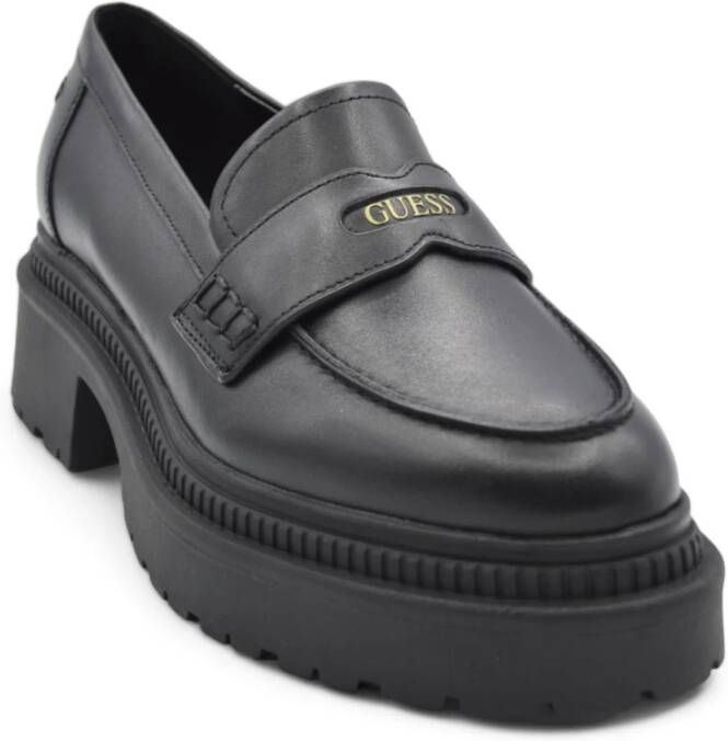 Guess Stijlvolle Loafers voor Vrouwen Black Dames