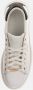 Guess Dames Vibo Leren Sneakers Wit Goud White Dames - Thumbnail 13