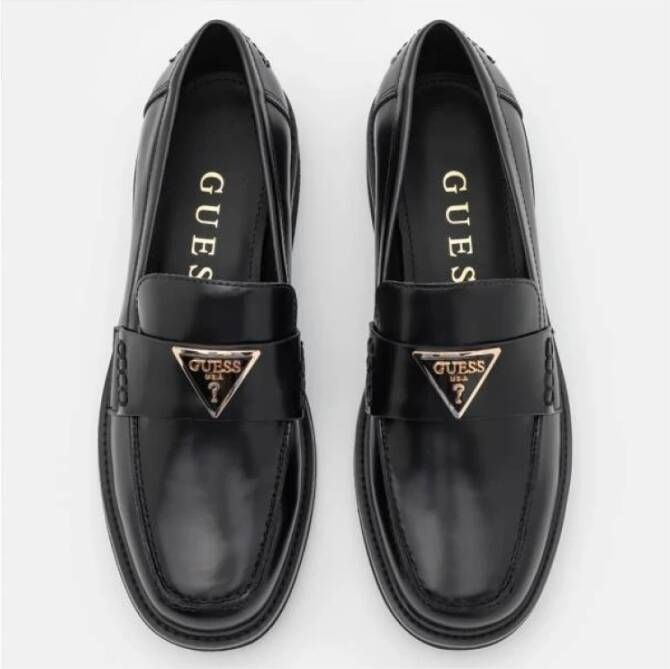 Guess Stijlvolle Mocassins voor Mannen en Vrouwen Black Dames