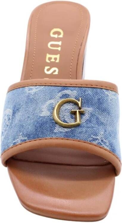 Guess Stijlvolle Muiltjes Blue Dames