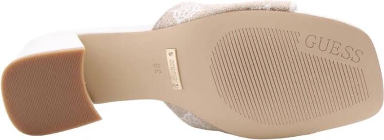 Guess Stijlvolle Muiltjes Gaide Beige Dames