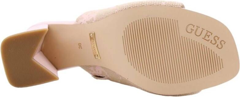 Guess Stijlvolle Mule Keila Beige Dames