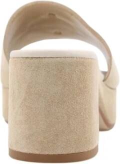 Guess Stijlvolle Mule Perrez Beige Dames