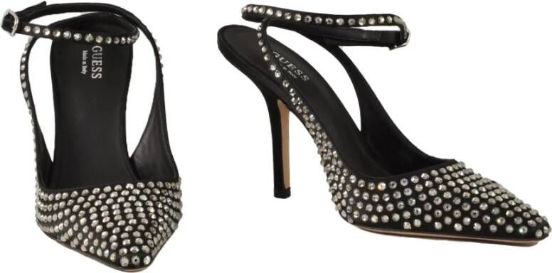 Guess Stijlvolle Schoenen met Leren Zool Black Dames