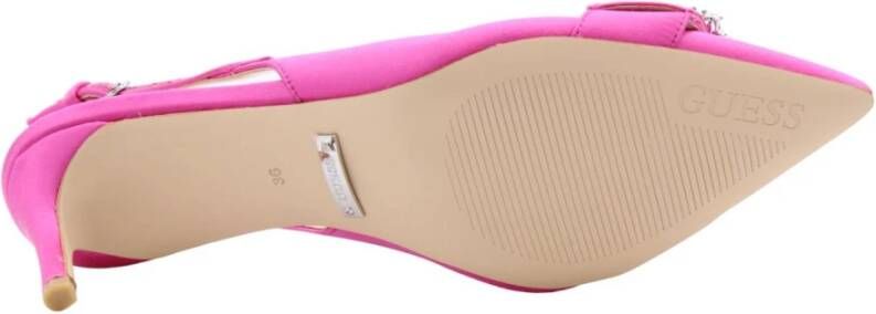 Guess Stijlvolle Slingback Schoenen Pink Dames