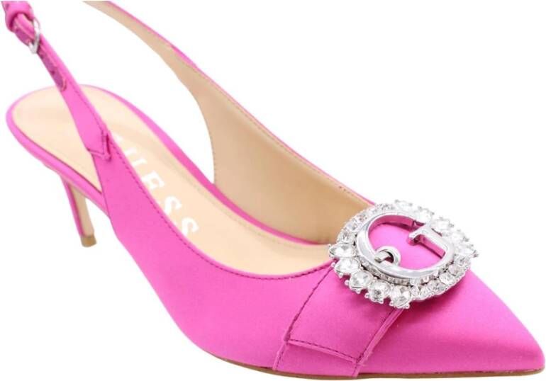 Guess Stijlvolle Slingback Schoenen Pink Dames