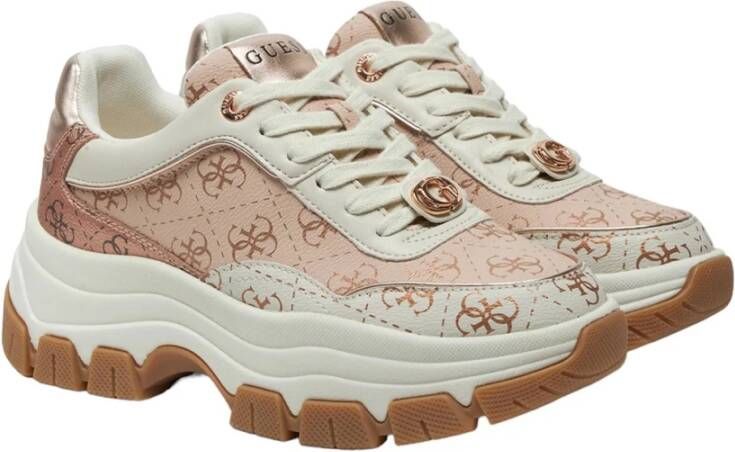 Guess Stijlvolle Sneakers Berrett Fltber Fal12 Blush Pink Dames