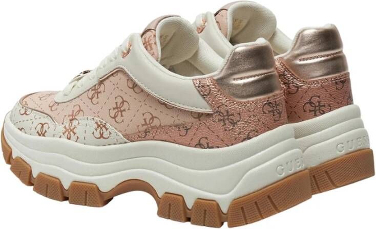 Guess Stijlvolle Sneakers Berrett Fltber Fal12 Blush Pink Dames