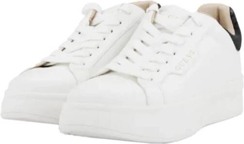 Guess Stijlvolle Veterschoenen voor Vrouwen White Dames