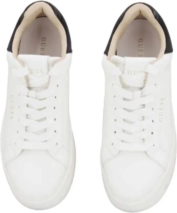 Guess Stijlvolle Veterschoenen voor Vrouwen White Dames