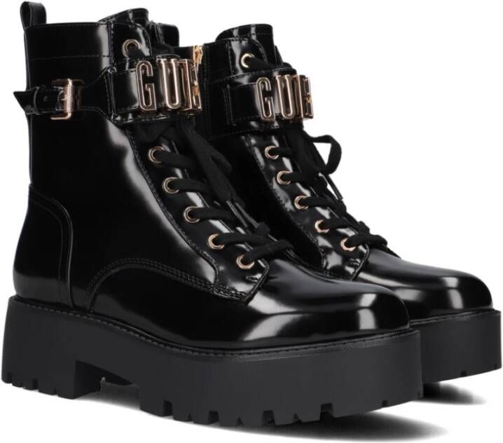 Guess Stijlvolle zwarte veterschoenen Black Dames