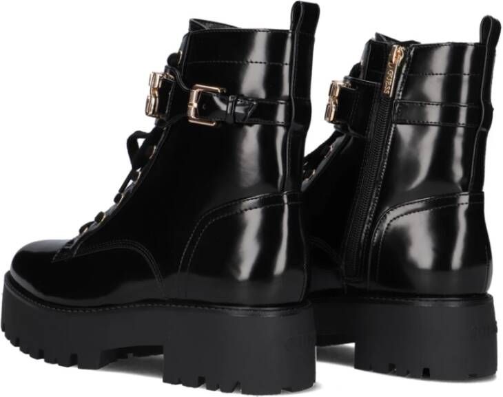 Guess Stijlvolle zwarte veterschoenen Black Dames