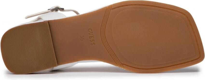 Guess Strand Slippers White Dames