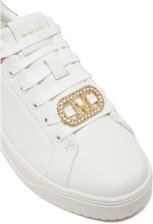 Guess Strass Logo Sneaker door Marciano White Dames