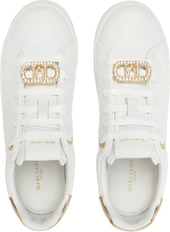 Guess Strass Logo Sneaker door Marciano White Dames