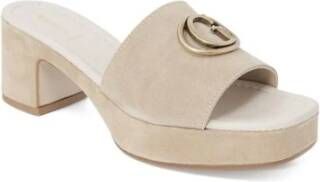 Guess Suede Hakpomp Collectie Beige Dames