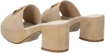 Guess Suede Heeled Pumps Collectie Brown Dames