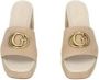 Guess Bruine Suede Platform Sandalen Beige Dames - Thumbnail 6