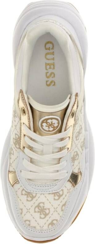 Guess Witte Casual Synthetische Sneakers White Dames