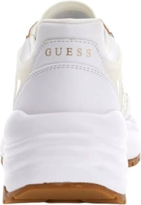 Guess Witte Casual Synthetische Sneakers White Dames