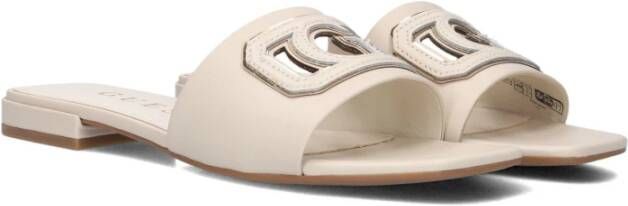 Guess Witte Damesslippers Tarisha White Dames