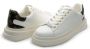 Guess Witte en bruine sneakers met logo White Heren - Thumbnail 2