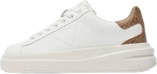 Guess Witte lage nylon sneakers White Dames