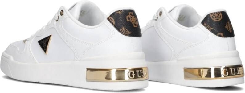 Guess Witte Lage Sneakers Clarkz White Dames