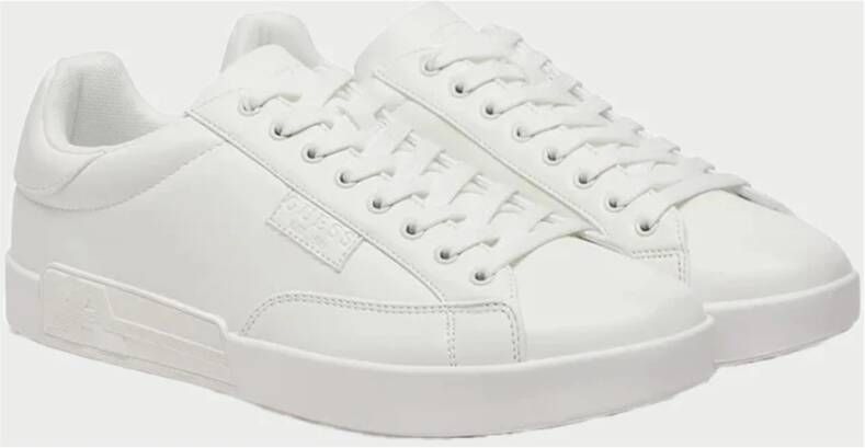 Guess Witte lage sneakers voor heren White Heren