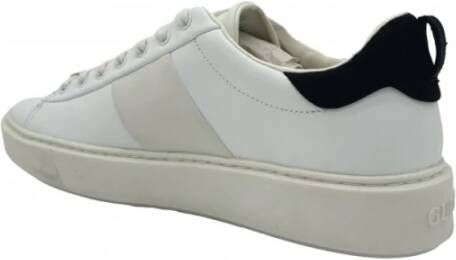 Guess Witte leren herensneakers White Heren