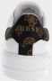 Guess Witte Leren Sneakers met Gouden Logo White Dames - Thumbnail 9