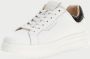 Guess Witte leren sneakers met ronde neus White Dames - Thumbnail 2