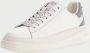 Guess Leren sneakers met strass Elbina White Heren - Thumbnail 4