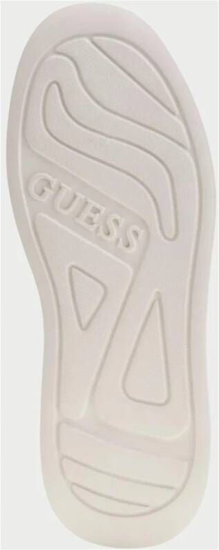 Guess Witte Leren Sneakers met Studs White Dames