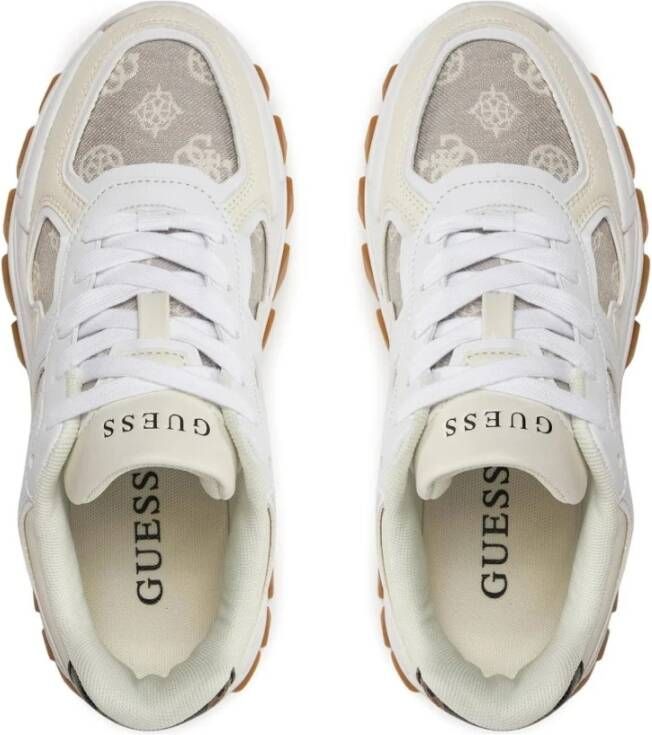 Guess Witte Norina Sneakers voor Vrouwen White Dames