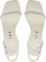 Guess Witte platte sandalen voor vrouwen White Dames - Thumbnail 4