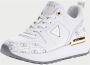 Guess Witte Sneakers met Gelamineerde Inzet White Dames - Thumbnail 8