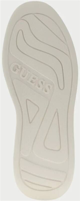 Guess Witte Sneakers met Logo Details White Heren