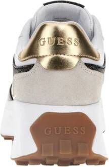 Guess Witte Sneakers Modern Klassiek Ontwerp Multicolor Dames