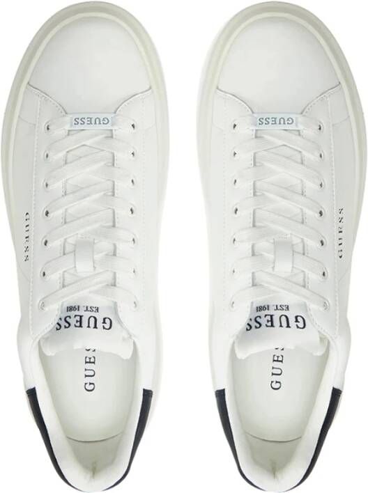 Guess Witte Sneakers Stijlvol en Comfortabel White Heren