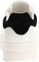 Guess Witte sportieve leren sneakers White Heren - Thumbnail 3