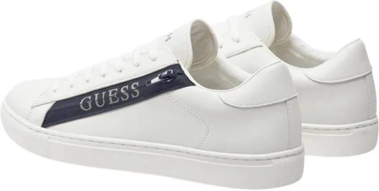 Guess Witte sportieve synthetische sneakers White Heren