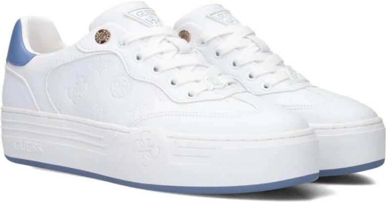 Guess Witte Swole Sneakers voor Vrouwen White Dames