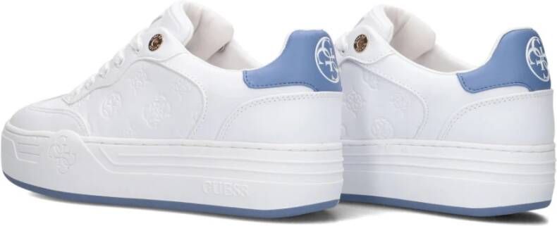 Guess Witte Swole Sneakers voor Vrouwen White Dames