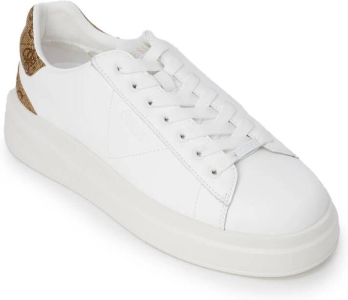 Guess Witte Veterschoenen voor Vrouwen White Dames