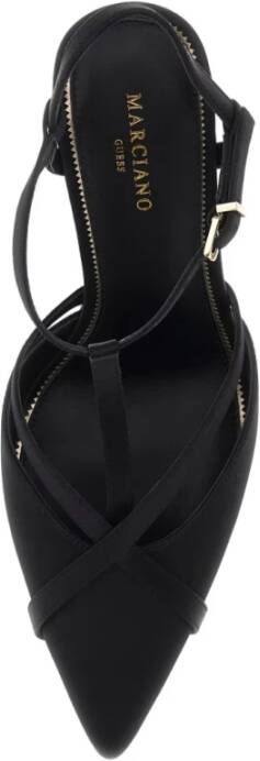 Guess Zijden Puntige Hakken Schoenen Black Dames